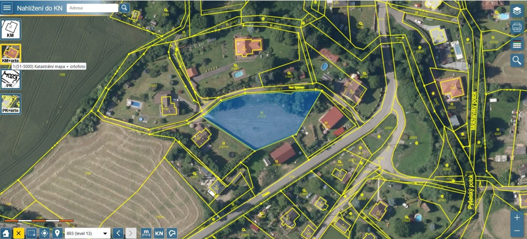 plot for sale, 2,256 m², Nespeky, Středočeský Region plot for sale, 2,256 m², Nespeky, Středočeský Region