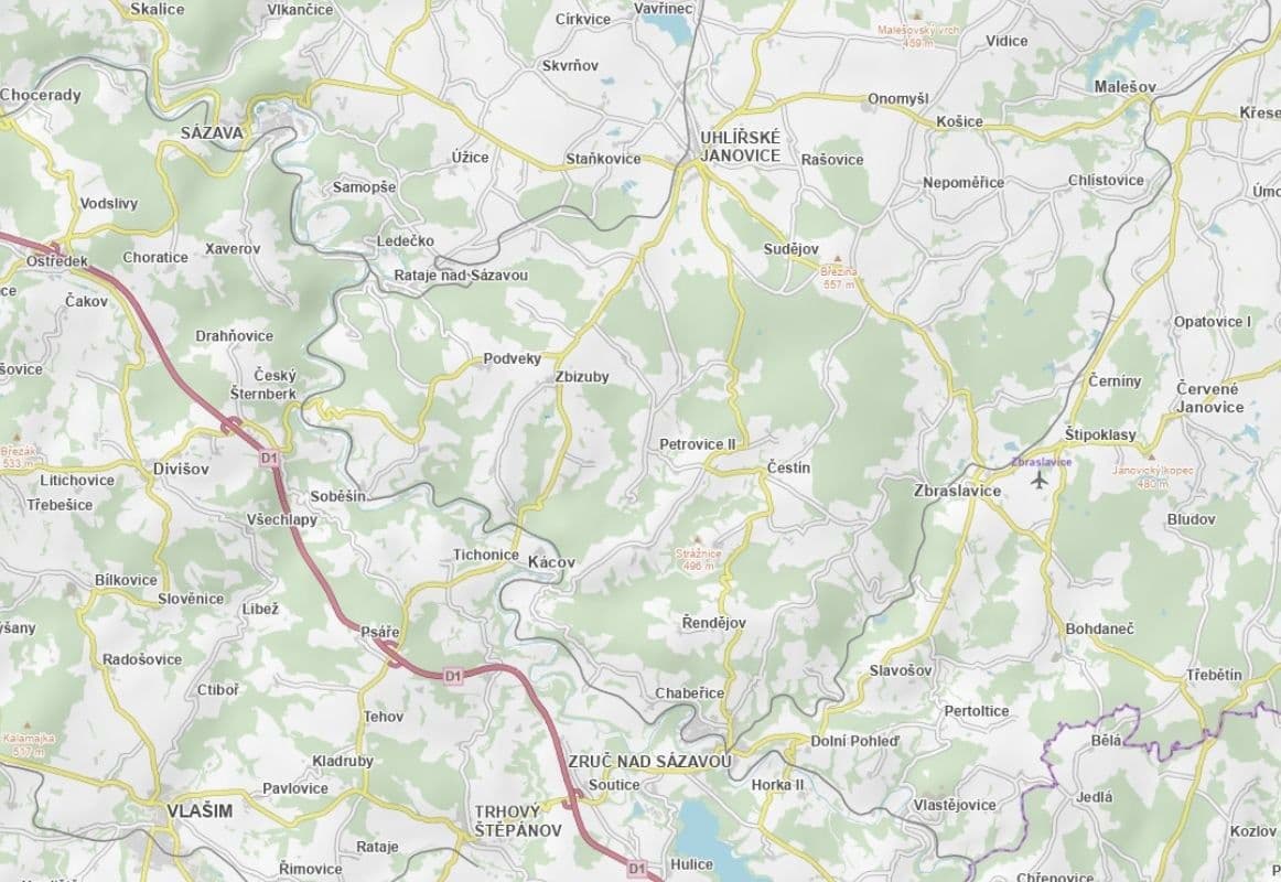 plot for sale, 3,183 m², Zbizuby, Středočeský Region plot for sale, 3,183 m², Zbizuby, Středočeský Region