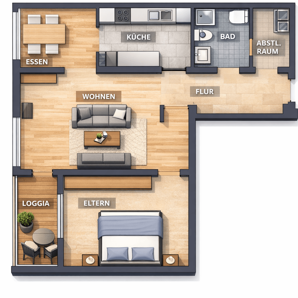 1 bedroom with open-plan kitchen flat to rent, 62 m², Strohgäustraße 11, Leonberg, Baden-Württemberg 1 bedroom with open-plan kitchen flat to rent, 62 m², Strohgäustraße 11, Leonberg, Baden-Württemberg