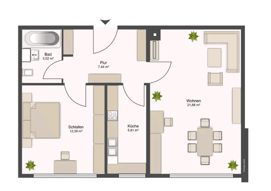 2 bedroom flat for sale, 51 m², Weißenseestr., München, Bavaria 2 bedroom flat for sale, 51 m², Weißenseestr., München, Bavaria