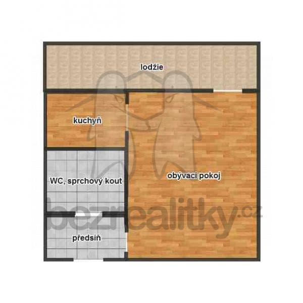 Studio flat to rent, 34 m², Hurbanova, Prague, Prague Studio flat to rent, 34 m², Hurbanova, Prague, Prague