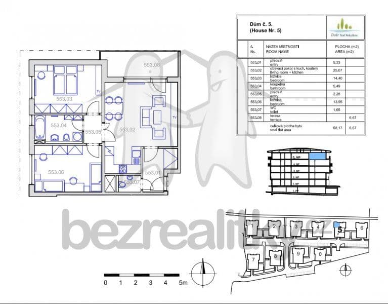 2 bedroom with open-plan kitchen flat to rent, 76 m², Jana Přibíka, Prague, Prague 2 bedroom with open-plan kitchen flat to rent, 76 m², Jana Přibíka, Prague, Prague