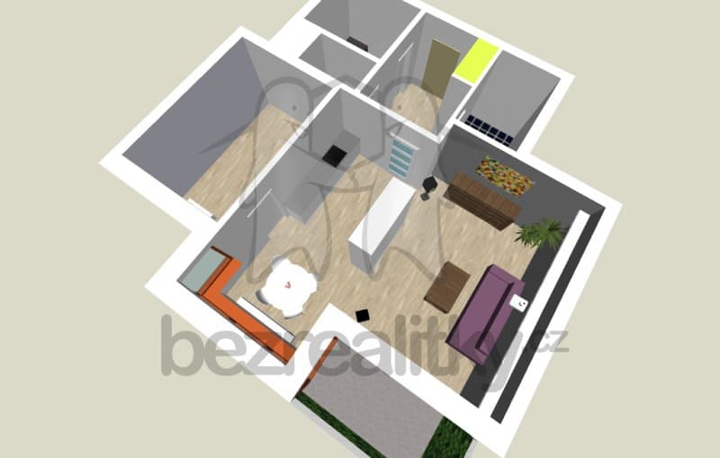 1 bedroom with open-plan kitchen flat to rent, 65 m², Lanžhotská, Prague, Prague 1 bedroom with open-plan kitchen flat to rent, 65 m², Lanžhotská, Prague, Prague