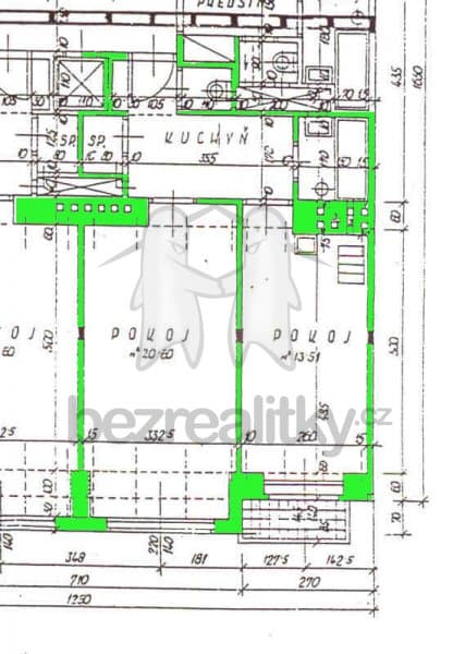 2 bedroom flat to rent, 46 m², ulice Kloboučnická, Prague, Prague 2 bedroom flat to rent, 46 m², ulice Kloboučnická, Prague, Prague