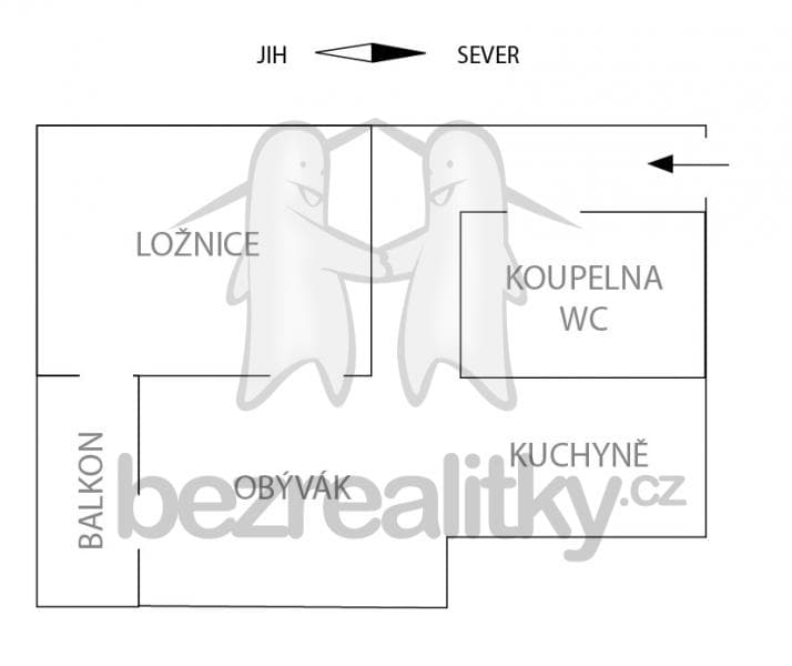 1 bedroom with open-plan kitchen flat to rent, 50 m², Ke Dvoru, Prague, Prague 1 bedroom with open-plan kitchen flat to rent, 50 m², Ke Dvoru, Prague, Prague