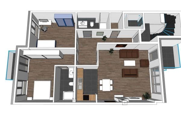 3 bedroom flat to rent, 110 m², Hilden 3 bedroom flat to rent, 110 m², Hilden