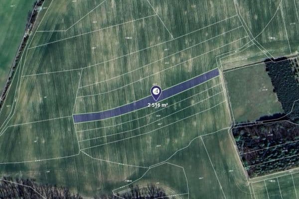 plot for sale, 1,258 m², Lipovec, Pardubický Region plot for sale, 1,258 m², Lipovec, Pardubický Region