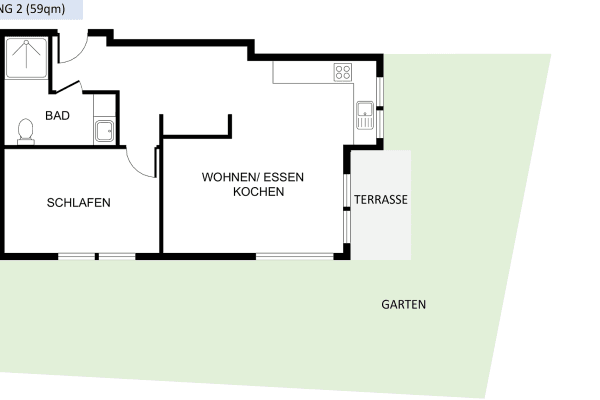 2 bedroom flat to rent, 59 m², Bergisch Gladbach 2 bedroom flat to rent, 59 m², Bergisch Gladbach