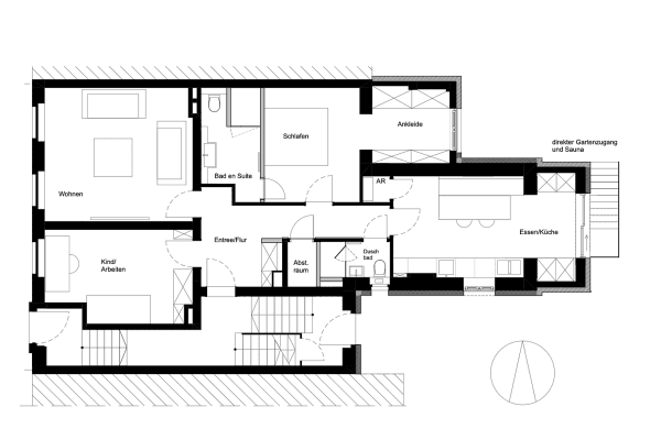 4 bedroom flat to rent, 104 m², Kennedydamm 7, Düsseldorf 4 bedroom flat to rent, 104 m², Kennedydamm 7, Düsseldorf