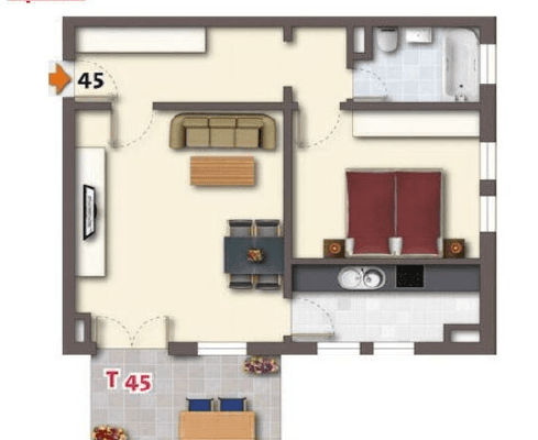 2 bedroom flat to rent, 60 m², Wägnerstr 13c, Dresden, Saxony 2 bedroom flat to rent, 60 m², Wägnerstr 13c, Dresden, Saxony