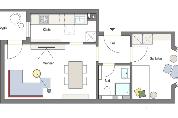 2 bedroom flat to rent, 42 m², Liebfrauenstr. 61, Darmstadt 2 bedroom flat to rent, 42 m², Liebfrauenstr. 61, Darmstadt