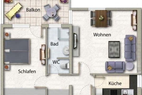 2 bedroom flat for sale, 60 m², Luitpoldstraße 37, Neu-Ulm 2 bedroom flat for sale, 60 m², Luitpoldstraße 37, Neu-Ulm