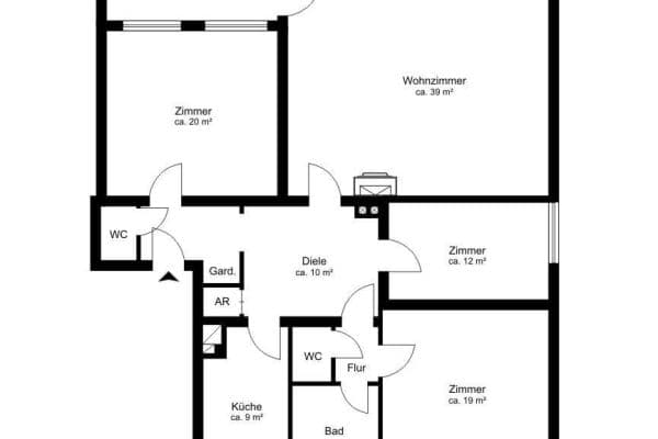 4 bedroom flat for sale, 126 m², Hamburg, Hamburg 4 bedroom flat for sale, 126 m², Hamburg, Hamburg