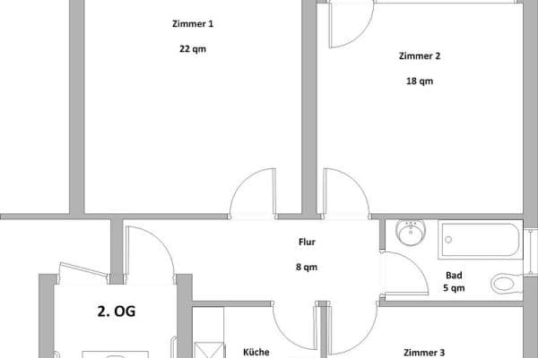 3 bedroom flat for sale, 82 m², Schönsberg 44, Hamburg, Hamburg 3 bedroom flat for sale, 82 m², Schönsberg 44, Hamburg, Hamburg
