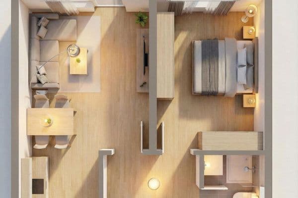 2 bedroom flat to rent, 45 m², Thomas-Mann-Straße 10, Zwickau, Saxony 2 bedroom flat to rent, 45 m², Thomas-Mann-Straße 10, Zwickau, Saxony