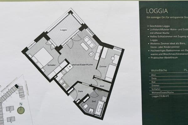 3 bedroom flat to rent, 76 m², Eschollbrücker Straße 8, Darmstadt 3 bedroom flat to rent, 76 m², Eschollbrücker Straße 8, Darmstadt