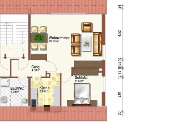 2 bedroom flat to rent, 63 m², Bruchköbel-Niederissigheim 2 bedroom flat to rent, 63 m², Bruchköbel-Niederissigheim