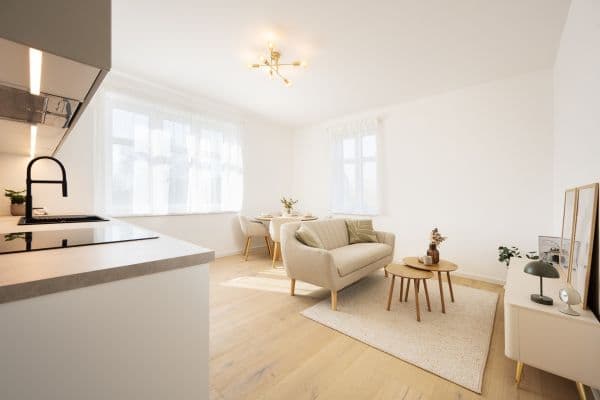 2 bedroom with open-plan kitchen flat for sale, 56 m², Mírová, Brno 2 bedroom with open-plan kitchen flat for sale, 56 m², Mírová, Brno