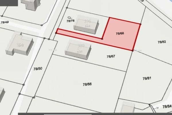 plot for sale, 517 m², Moravany plot for sale, 517 m², Moravany