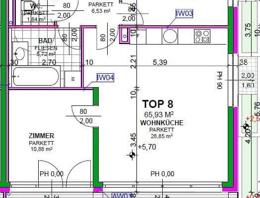 3 bedroom flat to rent, 66 m², Heiligenstädter Straße 395a, Wien, Vienna 3 bedroom flat to rent, 66 m², Heiligenstädter Straße 395a, Wien, Vienna