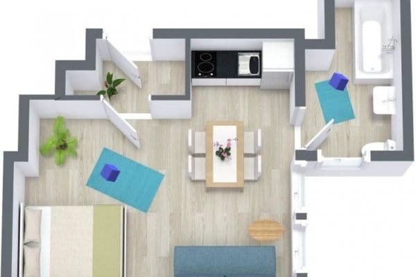 2 bedroom flat to rent, 30 m², Wormser Straße 24, Nackenheim 2 bedroom flat to rent, 30 m², Wormser Straße 24, Nackenheim