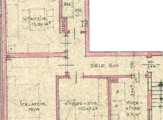 2 bedroom with open-plan kitchen flat to rent, 60 m², Bochum 2 bedroom with open-plan kitchen flat to rent, 60 m², Bochum