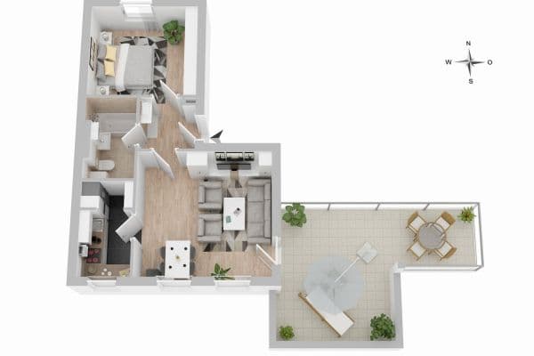 2 bedroom flat to rent, 61 m², Am Graßdorfer Wäldchen 36, Taucha 2 bedroom flat to rent, 61 m², Am Graßdorfer Wäldchen 36, Taucha