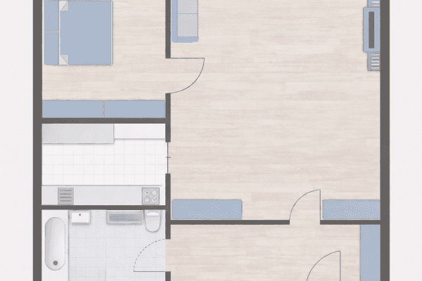 2 bedroom flat to rent, 48 m², Mainz 2 bedroom flat to rent, 48 m², Mainz