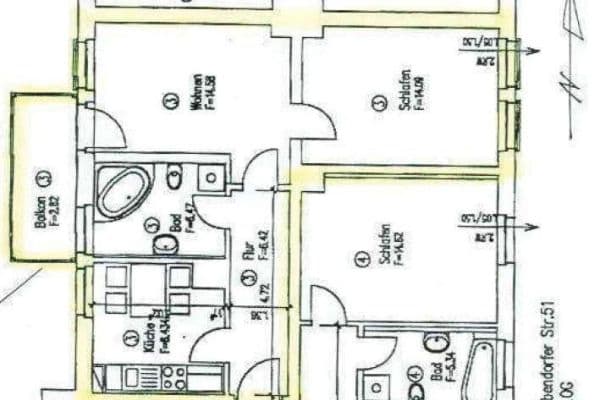 2 bedroom flat to rent, 53 m², Ebendorfer Straße 51, Magdeburg, Saxony-Anhalt 2 bedroom flat to rent, 53 m², Ebendorfer Straße 51, Magdeburg, Saxony-Anhalt
