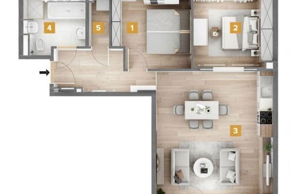 3 bedroom flat for sale, 72 m², Hohenstaufenstraße 9, Berlin, Berlin 3 bedroom flat for sale, 72 m², Hohenstaufenstraße 9, Berlin, Berlin