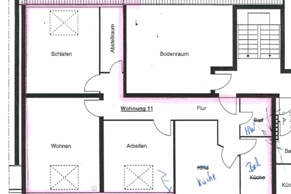 3 bedroom flat to rent, 83 m², Dachtmisser Weg 6, Burgdorf 3 bedroom flat to rent, 83 m², Dachtmisser Weg 6, Burgdorf