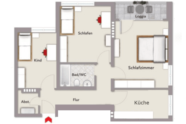 2 bedroom with open-plan kitchen flat to rent, 74 m², Horstmarerstraße 13, Dortmund, North Rhine-Westphalia 2 bedroom with open-plan kitchen flat to rent, 74 m², Horstmarerstraße 13, Dortmund, North Rhine-Westphalia