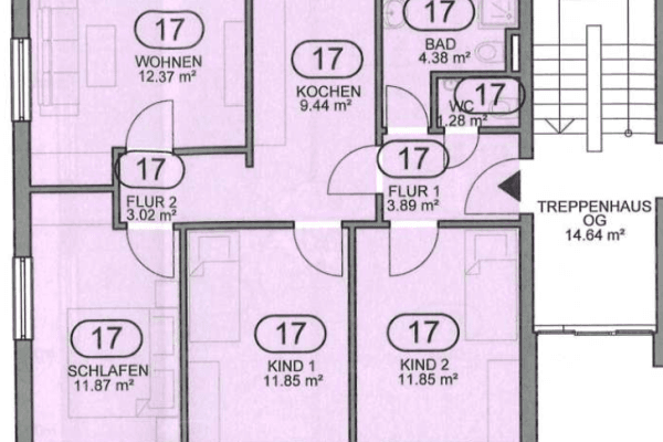 4 bedroom flat to rent, 70 m², Friedhofsweg 19 C, Niestetal 4 bedroom flat to rent, 70 m², Friedhofsweg 19 C, Niestetal