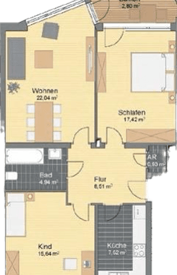 3 bedroom flat for sale, 80 m², Hamburg, Hamburg 3 bedroom flat for sale, 80 m², Hamburg, Hamburg