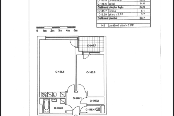 1 bedroom with open-plan kitchen flat to rent, 55 m², Chlebovická, Praha 1 bedroom with open-plan kitchen flat to rent, 55 m², Chlebovická, Praha