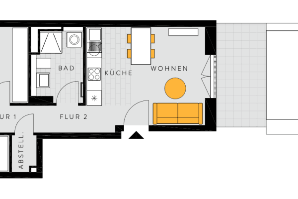 3 bedroom flat to rent, 66 m², Frankfurt am Main, Hesse 3 bedroom flat to rent, 66 m², Frankfurt am Main, Hesse