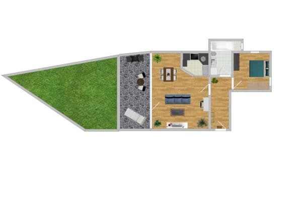 1 bedroom with open-plan kitchen flat to rent, 61 m², Friedrichstraße 46, Denkendorf 1 bedroom with open-plan kitchen flat to rent, 61 m², Friedrichstraße 46, Denkendorf