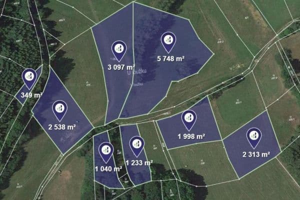 plot for sale, 3,053 m², Železný Brod, Liberecký Region plot for sale, 3,053 m², Železný Brod, Liberecký Region