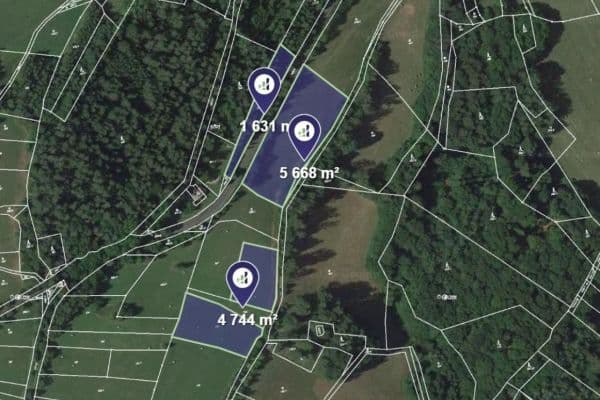 plot for sale, 4,014 m², Železný Brod plot for sale, 4,014 m², Železný Brod