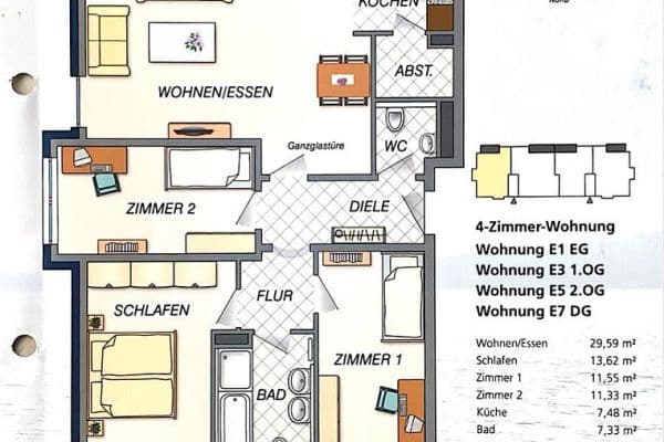 3 bedroom with open-plan kitchen flat for sale, 101 m², Remseck am Neckar 3 bedroom with open-plan kitchen flat for sale, 101 m², Remseck am Neckar