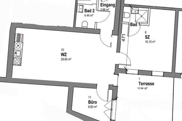 3 bedroom flat to rent, 71 m², Schmidtstraße 8, Rüdesheim am Rhein 3 bedroom flat to rent, 71 m², Schmidtstraße 8, Rüdesheim am Rhein