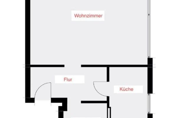 Studio flat to rent, 45 m², Kronenstraße 19a, Krefeld Studio flat to rent, 45 m², Kronenstraße 19a, Krefeld