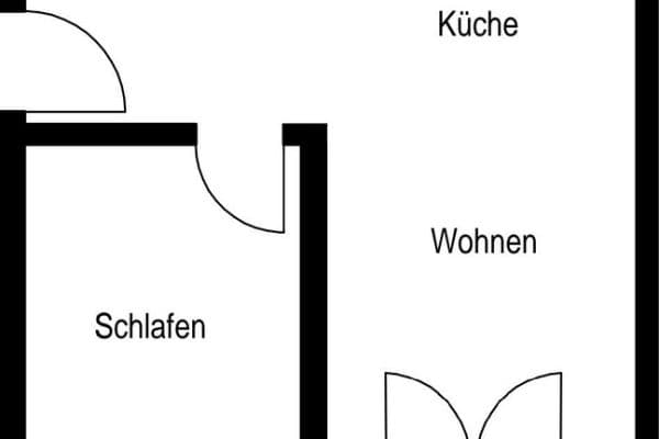 2 bedroom flat to rent, 48 m², Nürnberg 2 bedroom flat to rent, 48 m², Nürnberg