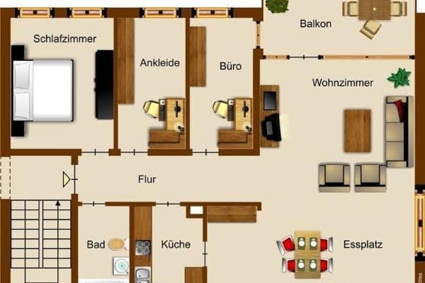 4 bedroom flat to rent, 106 m², Kuhstr. 11b, Wachtberg 4 bedroom flat to rent, 106 m², Kuhstr. 11b, Wachtberg