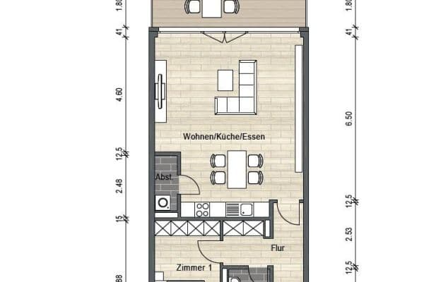 2 bedroom flat to rent, 73 m², Flakenstr. 24, Erkner 2 bedroom flat to rent, 73 m², Flakenstr. 24, Erkner