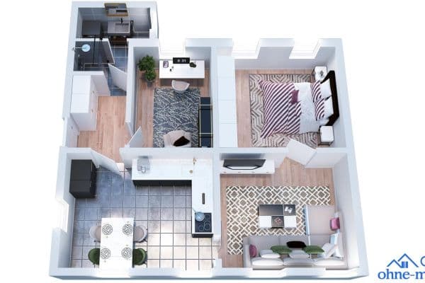 1 bedroom with open-plan kitchen flat to rent, 64 m², Felsenstraße 12, Heidenheim 1 bedroom with open-plan kitchen flat to rent, 64 m², Felsenstraße 12, Heidenheim