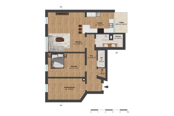 3 bedroom flat to rent, 89 m², Walther-Rathenau-Straße 28a, Zwickau, Saxony 3 bedroom flat to rent, 89 m², Walther-Rathenau-Straße 28a, Zwickau, Saxony