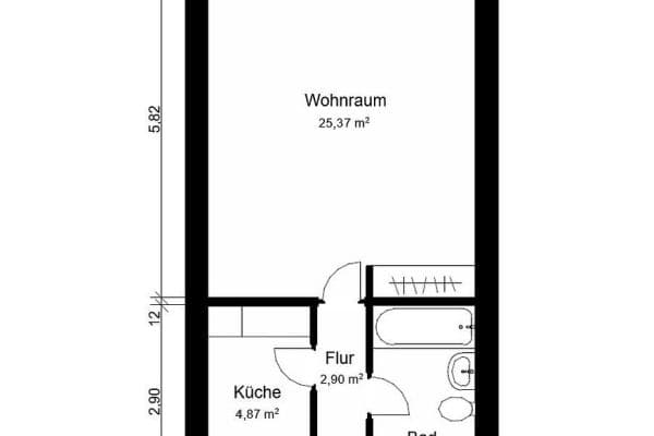 1 bedroom flat to rent, 39 m², Hamburg, Hamburg 1 bedroom flat to rent, 39 m², Hamburg, Hamburg