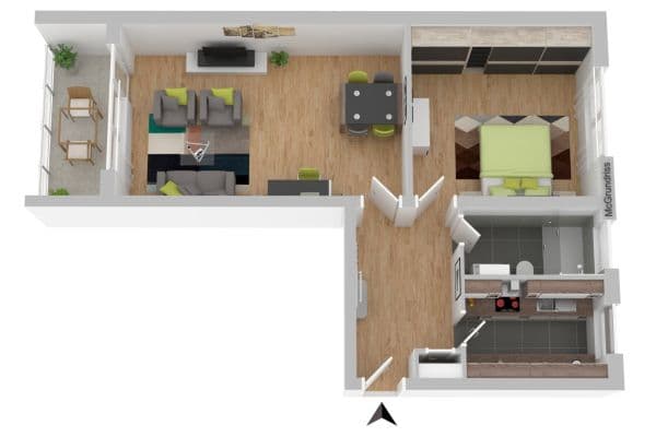 2 bedroom flat to rent, 62 m², Waldstr. 53, Berlin, Berlin 2 bedroom flat to rent, 62 m², Waldstr. 53, Berlin, Berlin