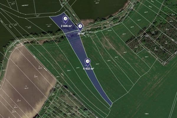 plot for sale, 6,478 m², Čejkovice plot for sale, 6,478 m², Čejkovice